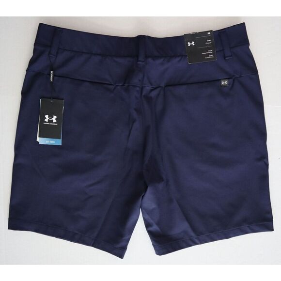 Under Armour 1370083-410 Men's Sz 36 Navy Blue Iso-Chill 9" Golf Shorts - Picture 2 of 7